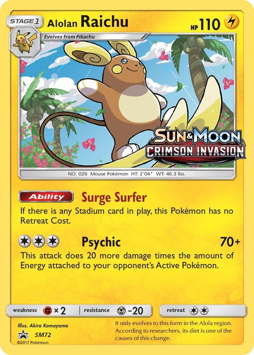 Alolan Raichu - SM72 (Prerelease) (SM72) (SMP)