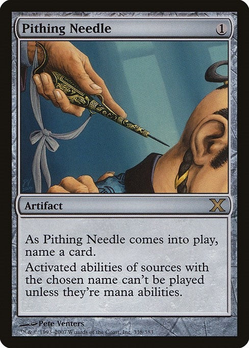 Image for Pithing Needle (338) (10E) - Magic: The Gathering