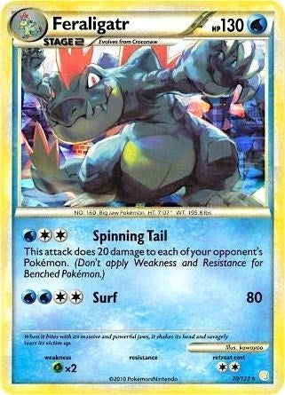 Feraligatr - 20/123 (Cracked Ice Holo) (020/123) (PR)