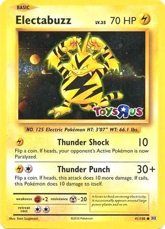 Electabuzz - 41/108 (Toys R Us Promo) (041/108) (MCAP)