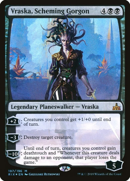 Image for Vraska, Scheming Gorgon (197) (RIX) - Magic: The Gathering