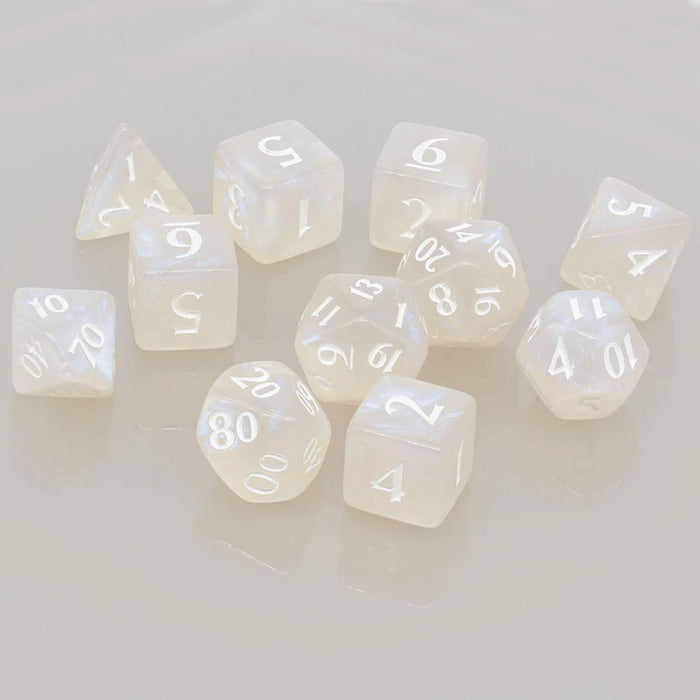 Ultra-PRO: Eclipse - RPG Dice Set 11PC (Arctic White)