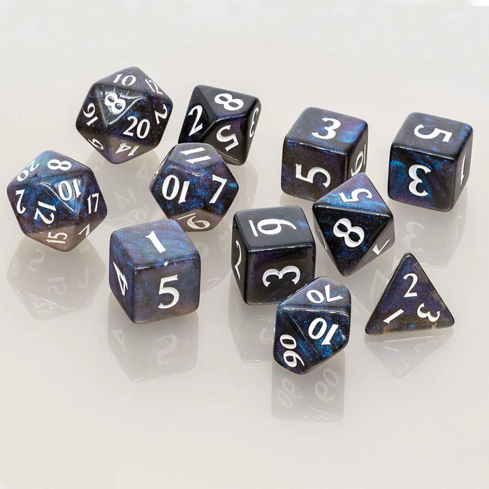 Ultra-PRO: Eclipse - RPG Dice Set 11PC (Jet Black)