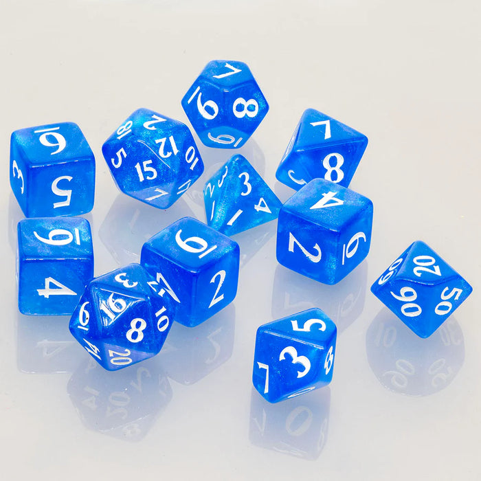Ultra-PRO: Eclipse - RPG Dice Set 11PC (Pacific Blue)