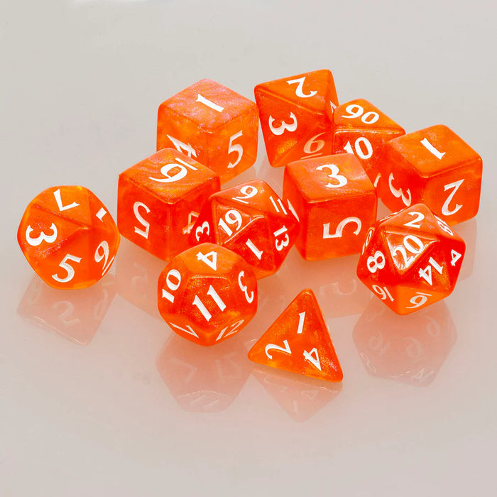 Ultra-PRO: Eclipse - RPG Dice Set 11PC (Pumpkin Orange)