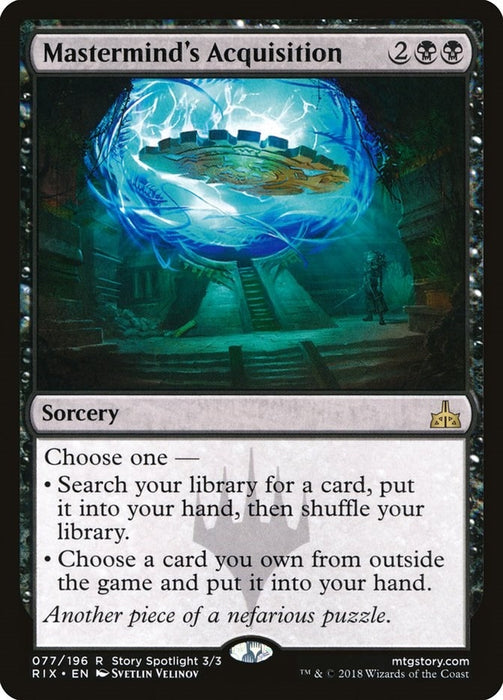 Image for Mastermind's Acquisition (77) (RIX) - Magic: The Gathering