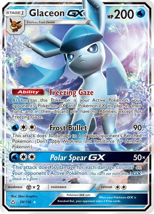 Glaceon GX (39/156) (SM05)