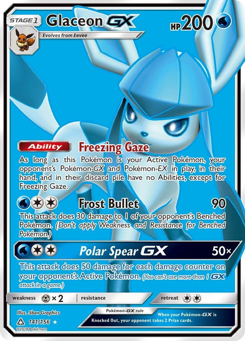Glaceon GX (Full Art) (141/156) (SM05)