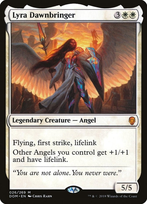 Image for Lyra Dawnbringer (26) (DOM) - Magic: The Gathering