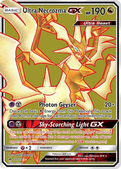 Ultra Necrozma GX (Full Art) (127/131) (SM06)