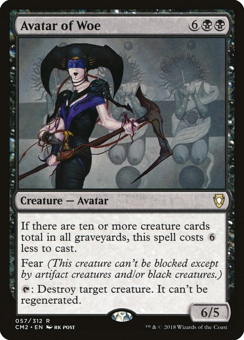 Image for Avatar of Woe (57) (CM2) - Magic: The Gathering