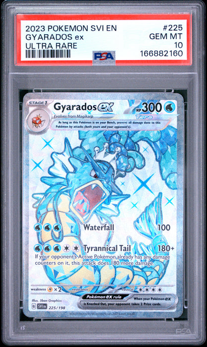 GYARADOS ex ULTRA RARE 2023 POKEMON SVI EN-SCARLET & VIOLET PSA 10