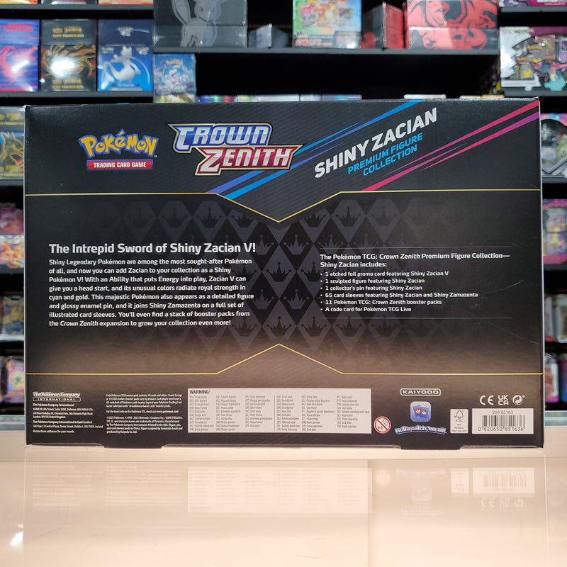 Pokémon TCG: Sword & Shield: Crown Zenith - Premium Figure Collection (Shiny Zacian)