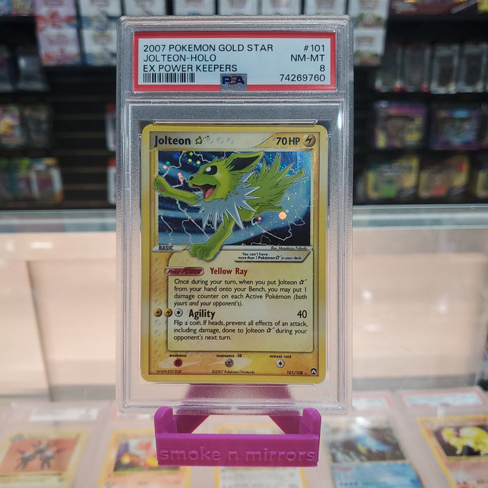 Jolteon Star (101/108) [EX: Power Keepers] PSA 8