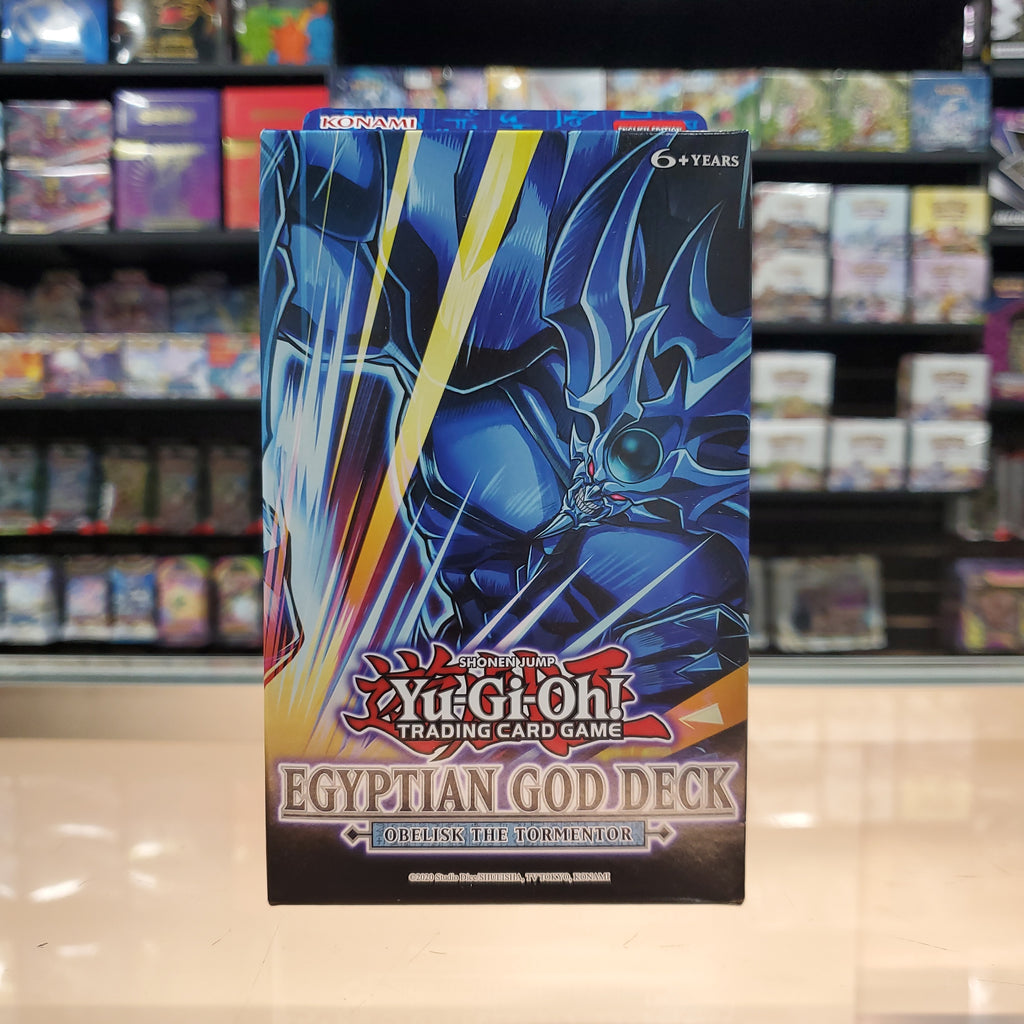 Yu-Gi-Oh! TCG: Egyptian God Deck: Obelisk the Tormentor (Unlimited) Smoke and Mirrors Hobby Yu-Gi-Oh! TCG: Egyptian God Deck: Obelisk the Tormentor (Unlimited) Smoke and Mirrors Hobby