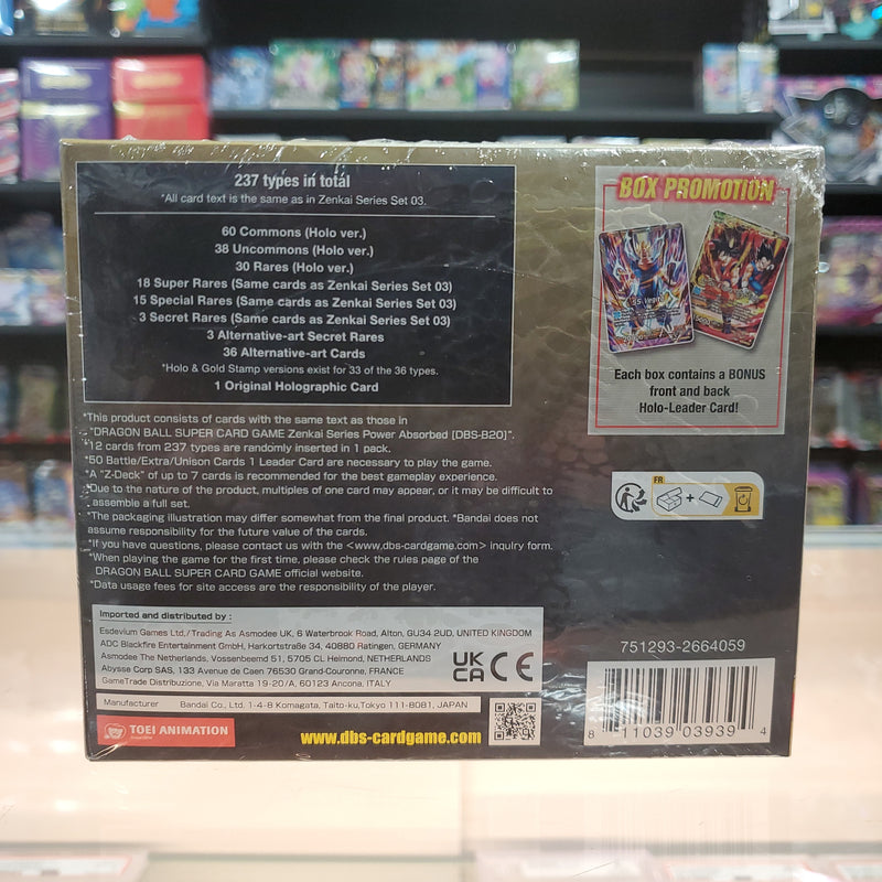 Dragon Ball Super TCG: Zenkai Series: Set 03 [DBS-B20-C] - Collector Booster Box