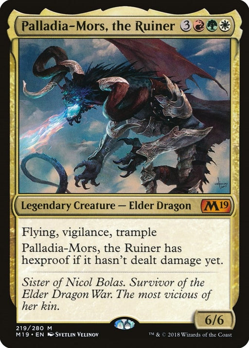 Image for Palladia-Mors, the Ruiner (219) (M19) - Magic: The Gathering