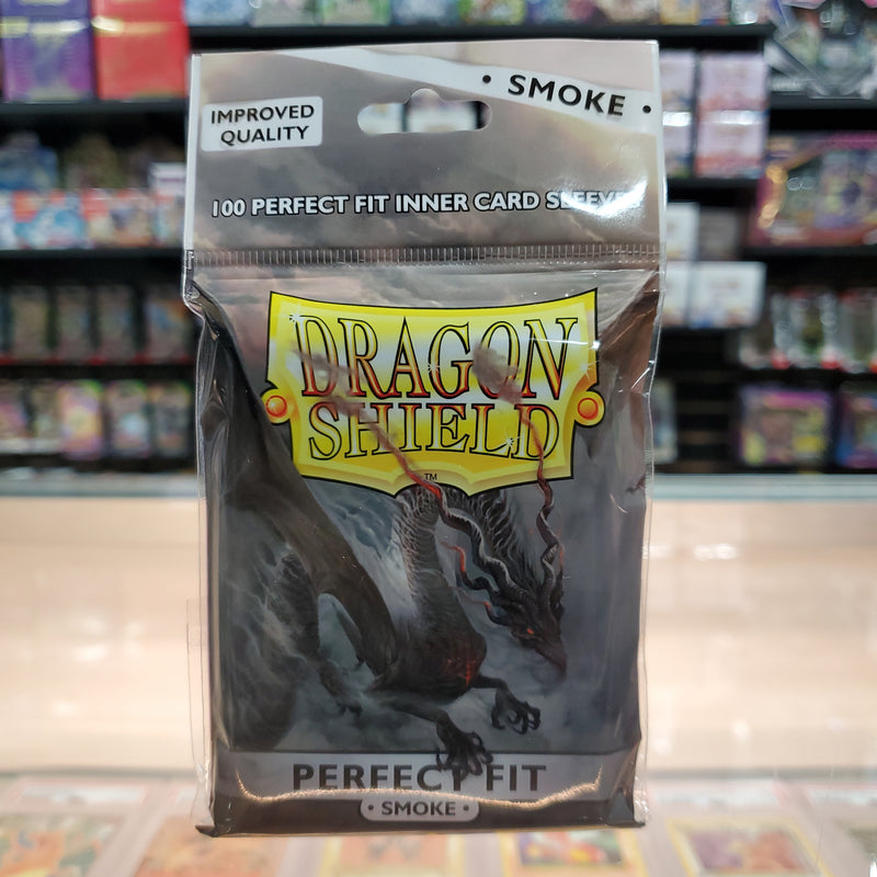 Dragon Shield Deck Protector - Perfect Fit Smoke