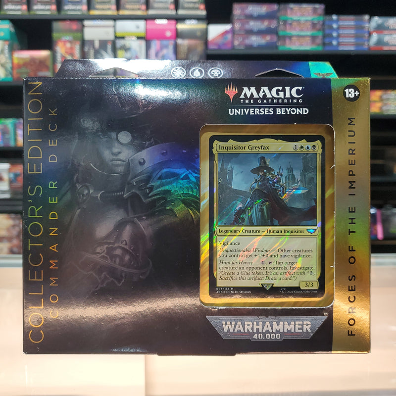 Magic: The Gathering - Universes Beyond: Warhammer 40,000 - Commander Deck (Forces of the Imperium - Collector's Edition)