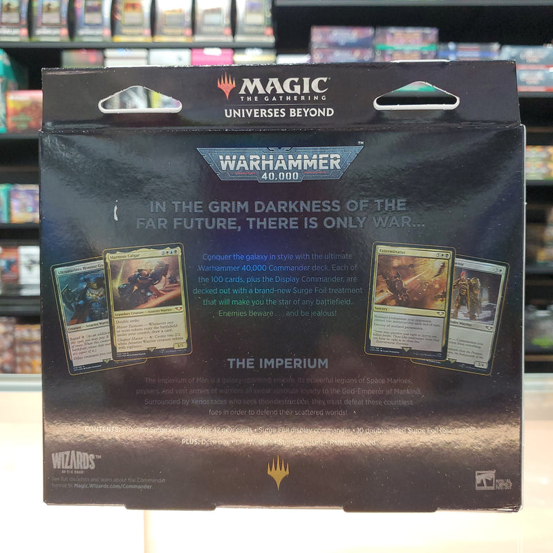 Magic: The Gathering - Universes Beyond: Warhammer 40,000 - Commander Deck (Forces of the Imperium - Collector's Edition)