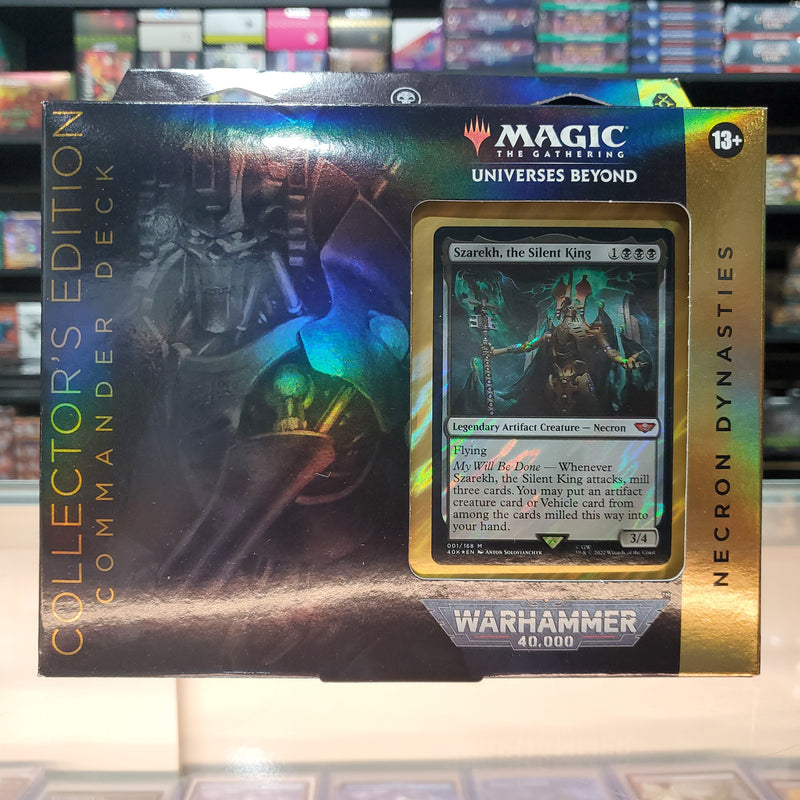 Magic: The Gathering - Universes Beyond: Warhammer 40,000 - Commander Deck (Necron Dynasties - Collector's Edition)