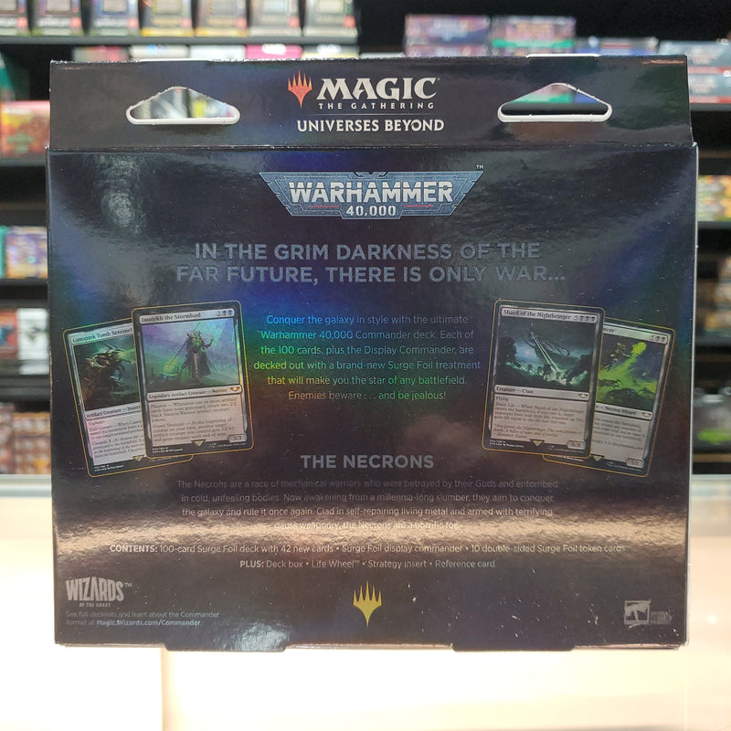 Magic: The Gathering - Universes Beyond: Warhammer 40,000 - Commander Deck (Necron Dynasties - Collector's Edition)