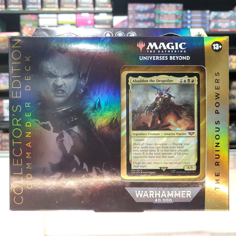 Magic: The Gathering - Universes Beyond: Warhammer 40,000 - Commander Deck (The Ruinous Powers - Collector's Edition)