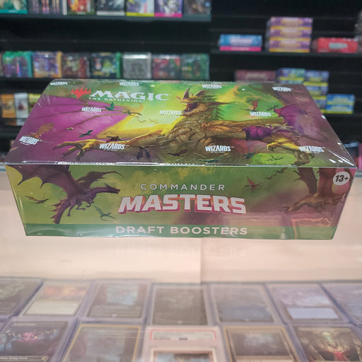 Magic: The Gathering - Commander Masters - Draft Booster Box Smoke and Mirrors Hobby Magic: The Gathering - Commander Masters - Draft Booster Box Smoke and Mirrors Hobby