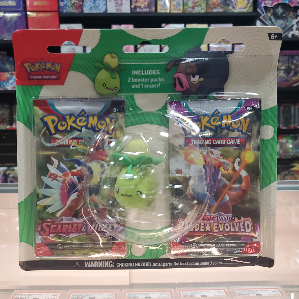 pokemon 2 booster packs and 1 eraser TCG Back To School Blister youll find Pokmon Pokemon Eraser Blister 2024