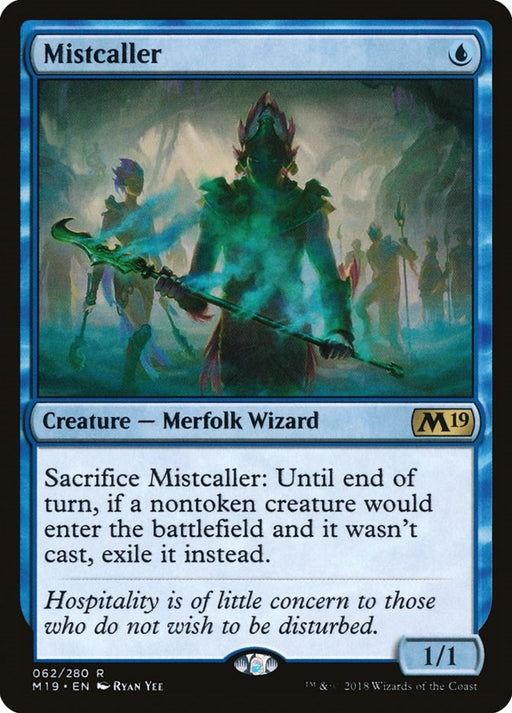 Image for Mistcaller (62) (M19) - Magic: The Gathering