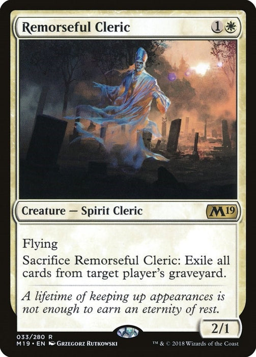 Image for Remorseful Cleric (33) (M19) - Magic: The Gathering
