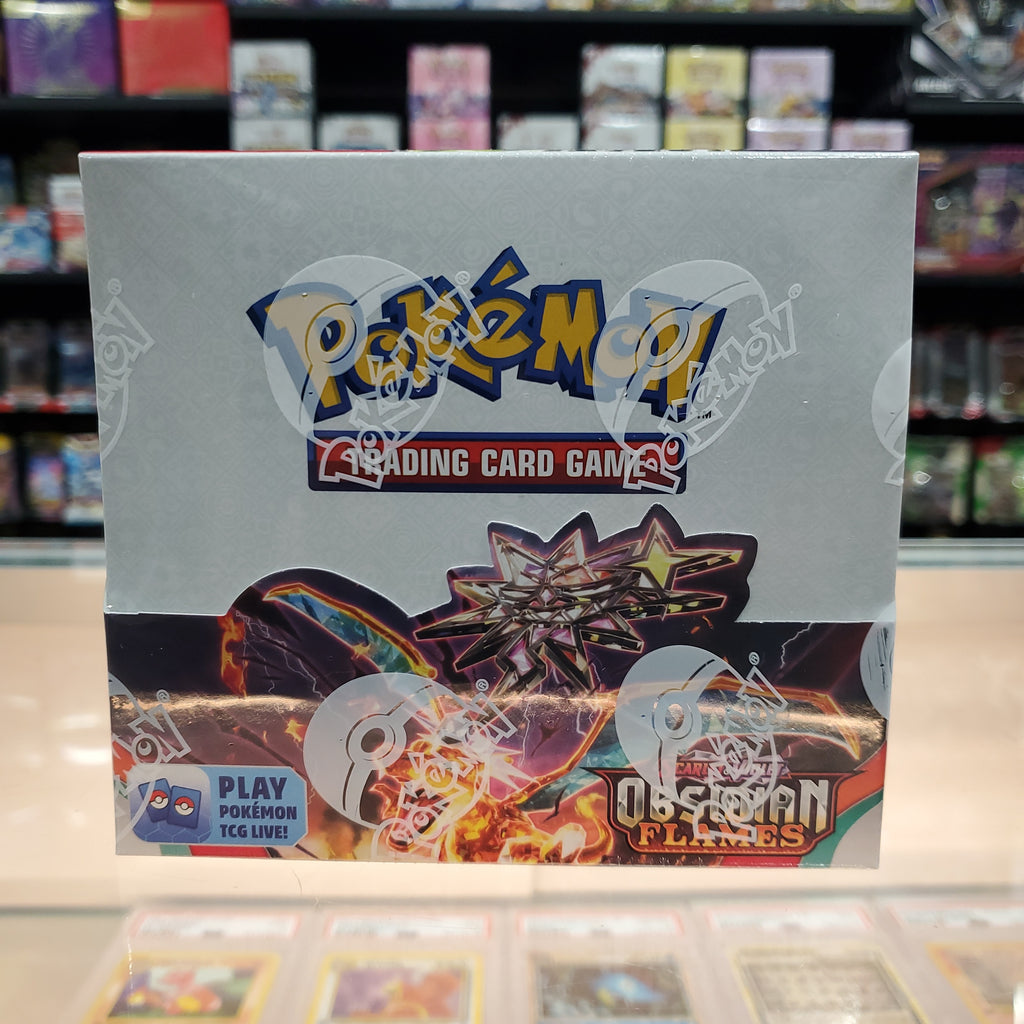 Pokmon TCG: Scarlet & Violet: Obsidian Flames - Booster Box Smoke and Mirrors Hobby Pokmon TCG: Scarlet & Violet: Obsidian Flames - Booster Box Smoke and Mirrors Hobby