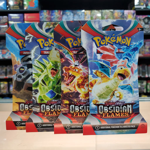 Pokmon TCG: Scarlet & Violet: Obsidian Flames - Sleeved Booster Pack Smoke and Mirrors Hobby Pokmon TCG: Scarlet & Violet: Obsidian Flames - Sleeved Booster Pack Smoke and Mirrors Hobby