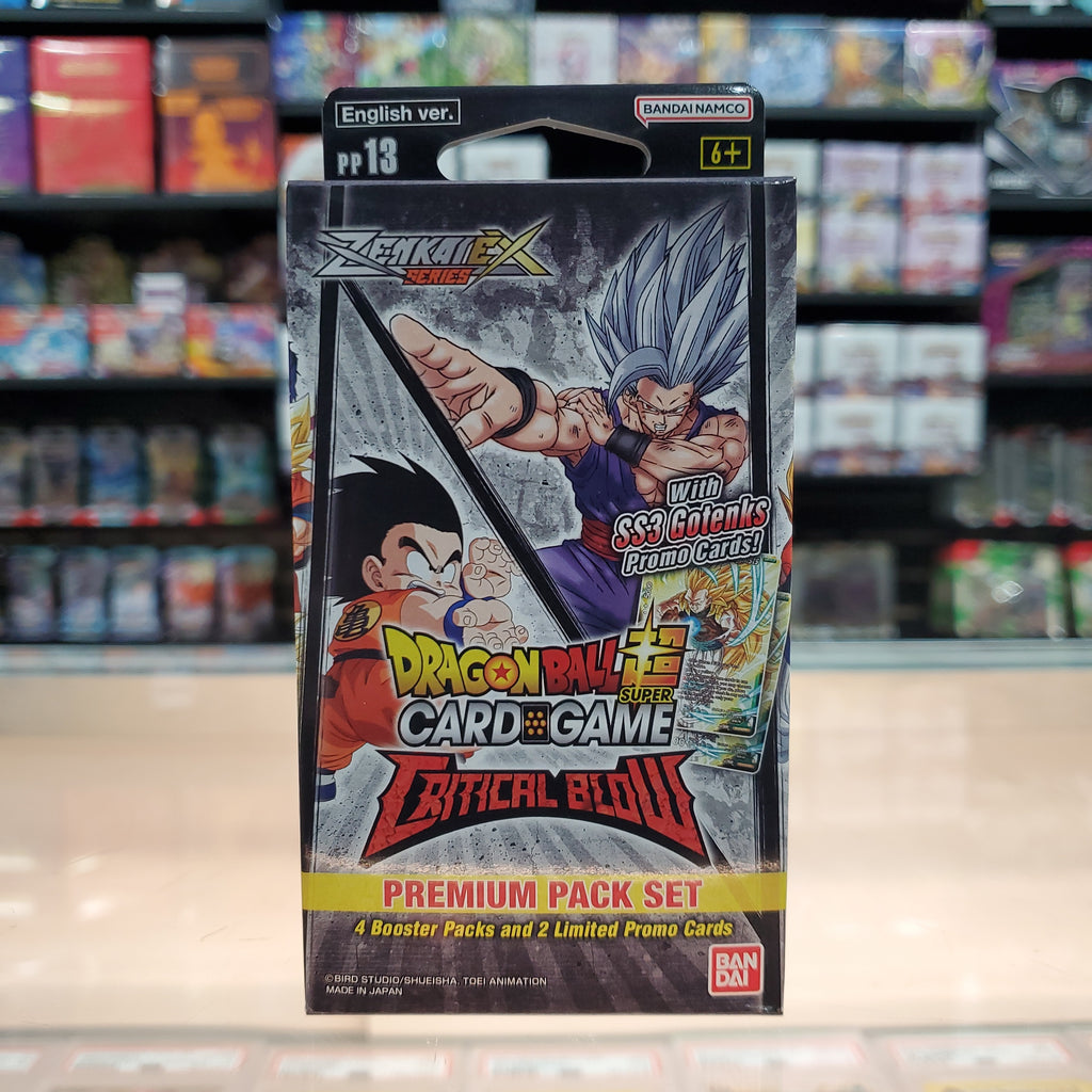 Dragon Ball Super TCG: Critical Blow Zenkai Series: Set 05 [PP13]- Pre —  Smoke and Mirrors Hobby