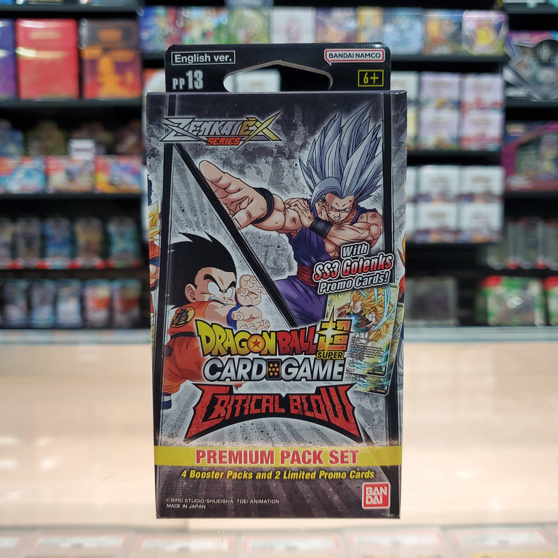 Dragon Ball Super TCG: Critical Blow Zenkai Series: Set 05 [PP13]- Premium Pack Set