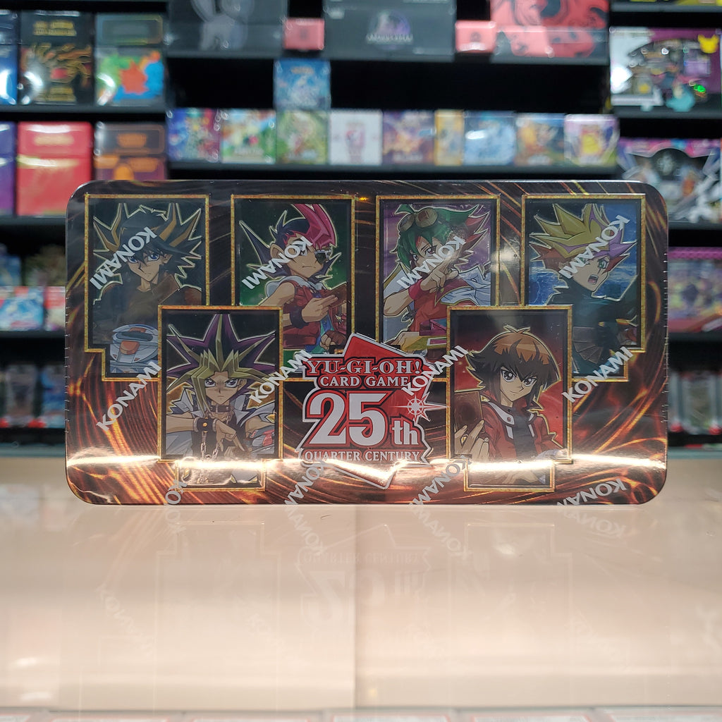 Yu-Gi-Oh! TCG: 25th Anniversary Tin: Dueling Heroes (1st Edition) — Smoke  and Mirrors Hobby