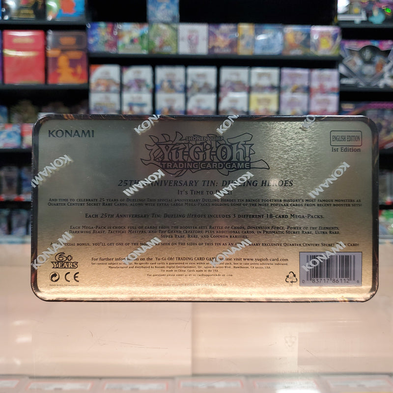 Yu-Gi-Oh! TCG: 25th Anniversary Tin: Dueling Heroes (1st Edition)