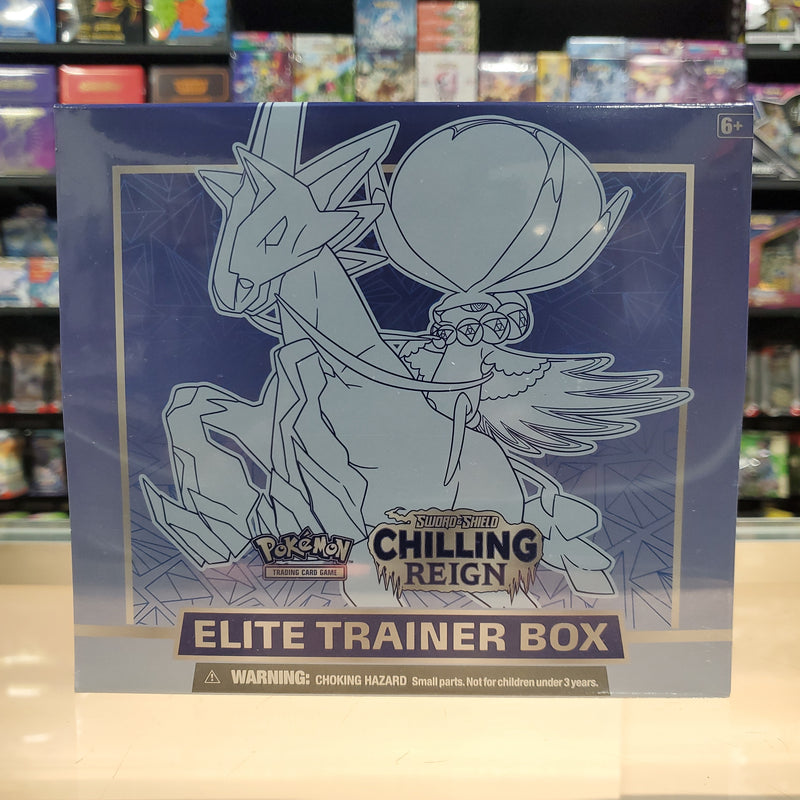 Pokémon TCG: Sword & Shield: Chilling Reign - Elite Trainer Box (Ice Rider Calyrex)