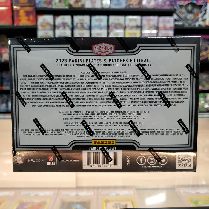 2023 Plates & Patches Football Hobby Box