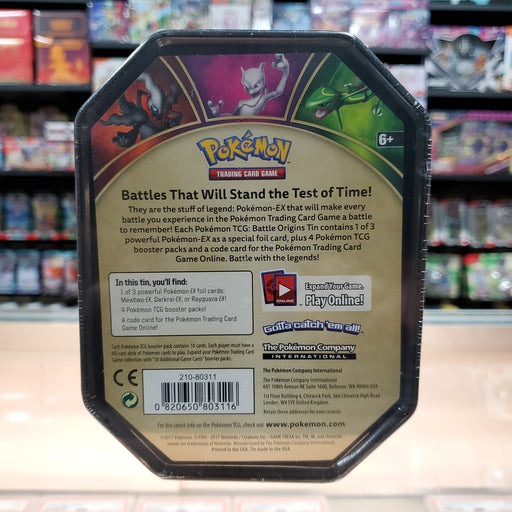 Pokmon TCG: Battle Origins Collector's Tin (Darkrai EX) Smoke and Mirrors Hobby Pokmon TCG: Battle Origins Collector's Tin (Darkrai EX) Smoke and Mirrors Hobby