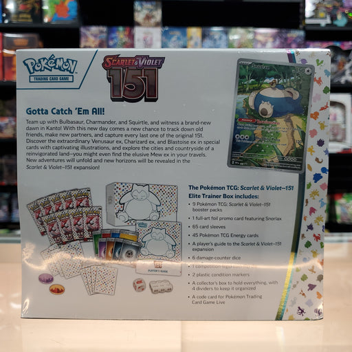 Pokmon TCG: Scarlet & Violet: 151 - Elite Trainer Box Smoke and Mirrors Hobby Pokmon TCG: Scarlet & Violet: 151 - Elite Trainer Box Smoke and Mirrors Hobby