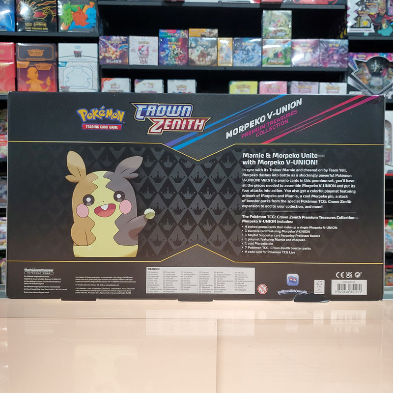 Pokémon TCG: Sword & Shield: Crown Zenith - Premium Treasures Collection (Morpeko V-UNION)