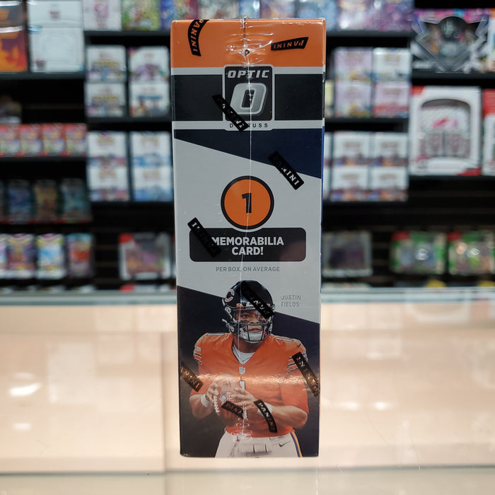 2021 Donruss Optic Football Mega Box (Blue Hyper Parallels)