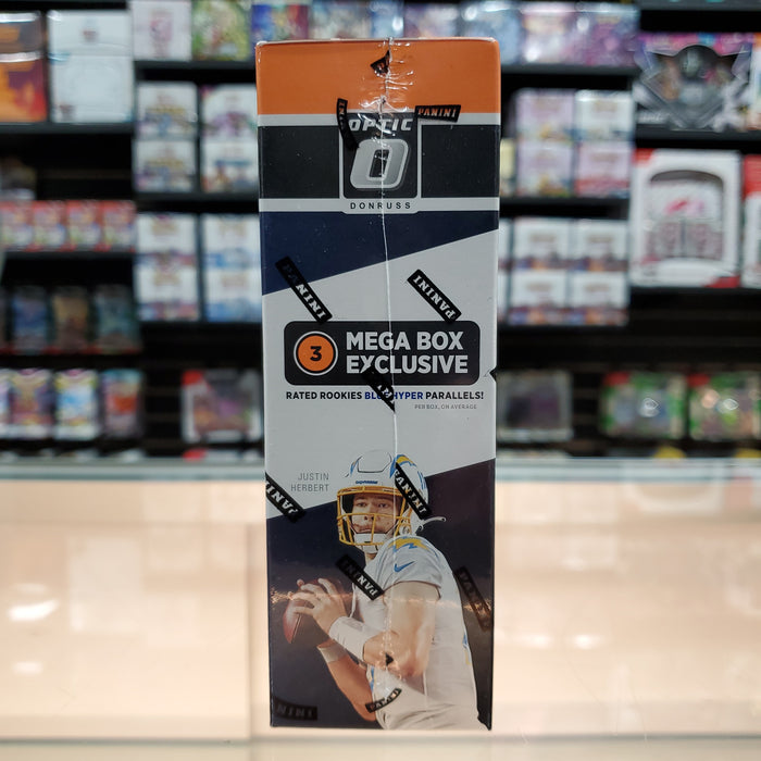 2021 Donruss Optic Football Mega Box (Blue Hyper Parallels)