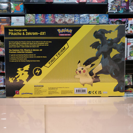 pokemon trading card game pikachu and zekrom-gx premium collection Pokémon TCG: Tag Team