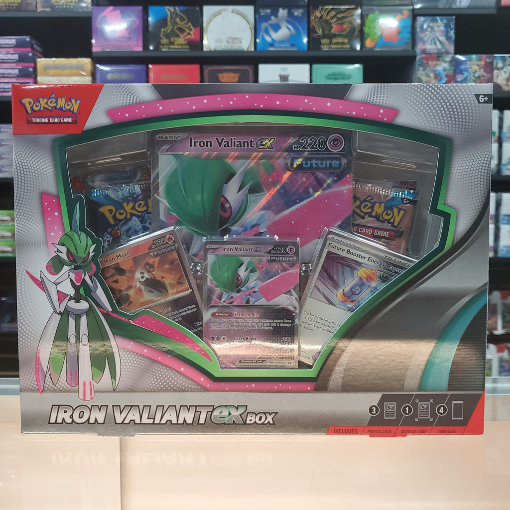 Pokmon TCG: Iron Valiant ex Box Smoke and Mirrors Hobby Pokmon TCG: Iron Valiant ex Box Smoke and Mirrors Hobby