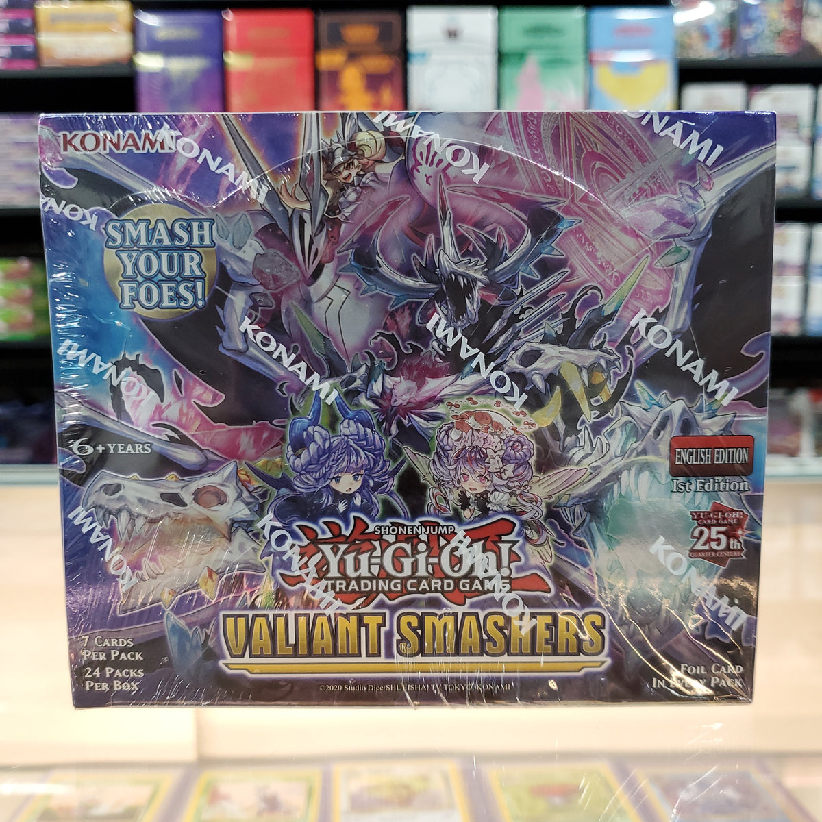 Yu-Gi-Oh! TCG: Valiant Smashers - Booster Box (1st Edition) Smoke and Mirrors Hobby Yu-Gi-Oh! TCG: Valiant Smashers - Booster Box (1st Edition) Smoke and Mirrors Hobby