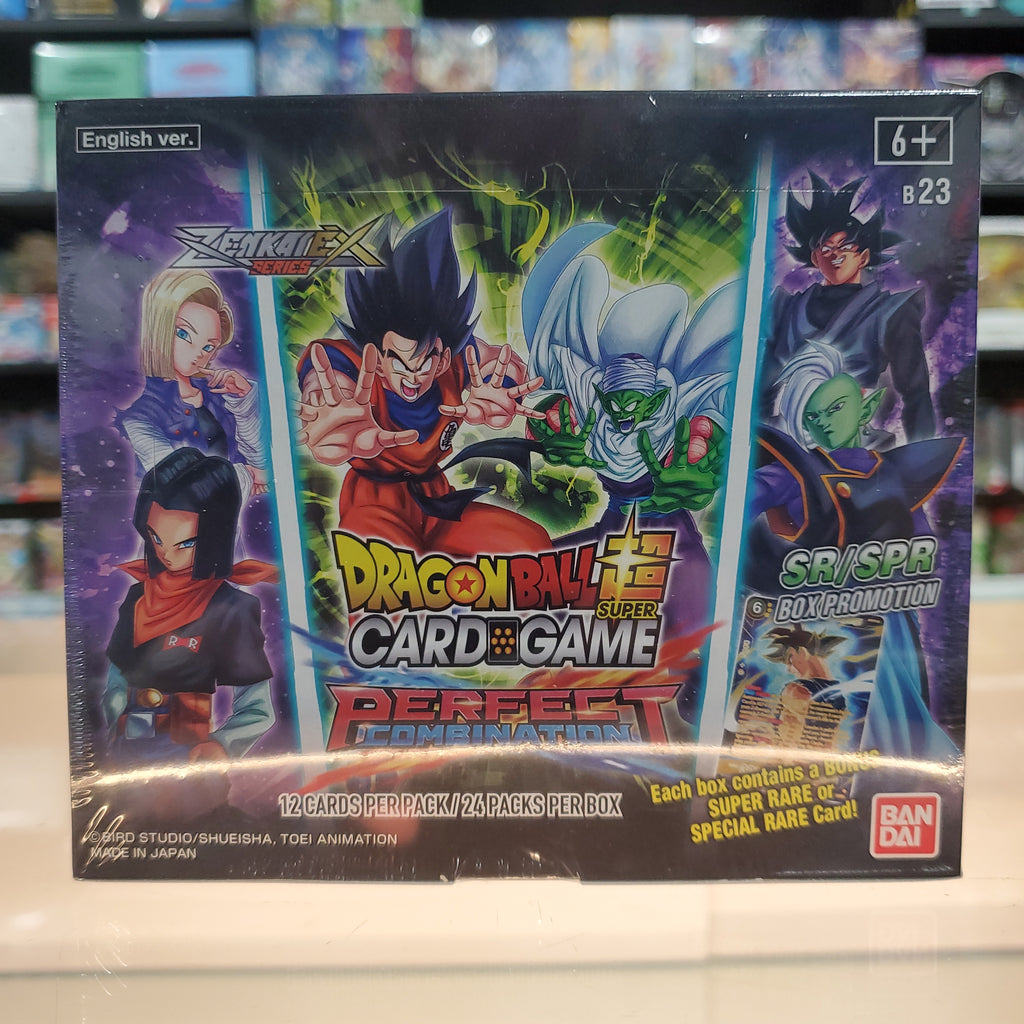 Dragon Ball Super Trading Card Game Zenkai Series 6 Perfect Combination  Booster Box DBS-B23 24 Packs Bandai - ToyWiz