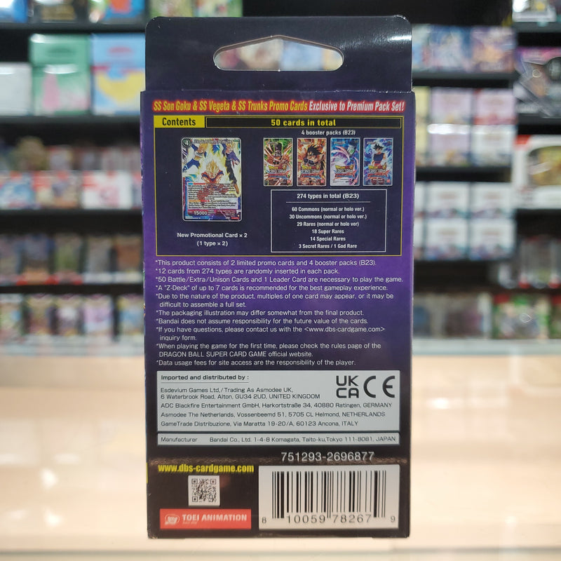 Dragon Ball Super TCG: Perfect Combination Zenkai Series: Set 06 [PP14]- Premium Pack Set