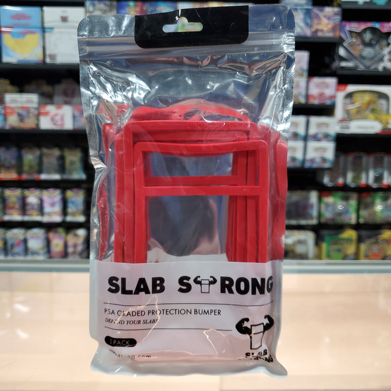 Slab Strong: Slab Bumper - PSA 3-Pack (Red)